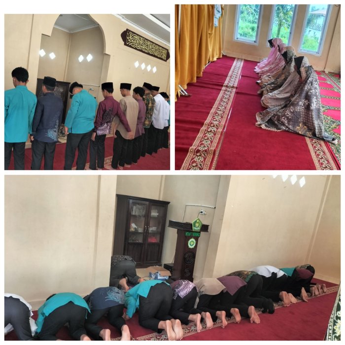 Menumbuhkan Spiritualitas di Bulan Ramadhan, Siswa MTsN 7 Kerinci Laksanakan Safari Ramadhan dengan Sholat Dhuha