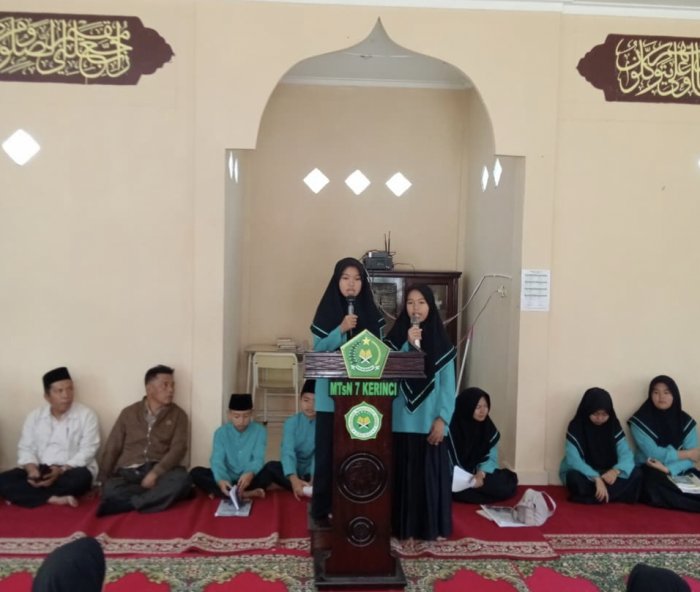 Penyampaian visi dan misi calon ketua dan wakil ketua OSIM