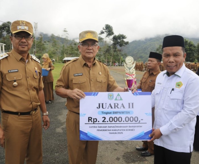 MTsN 7 Kerinci Raih Juara II Lomba Sekolah Sehat Tingkat Kabupaten Kerinci Tahun 2025