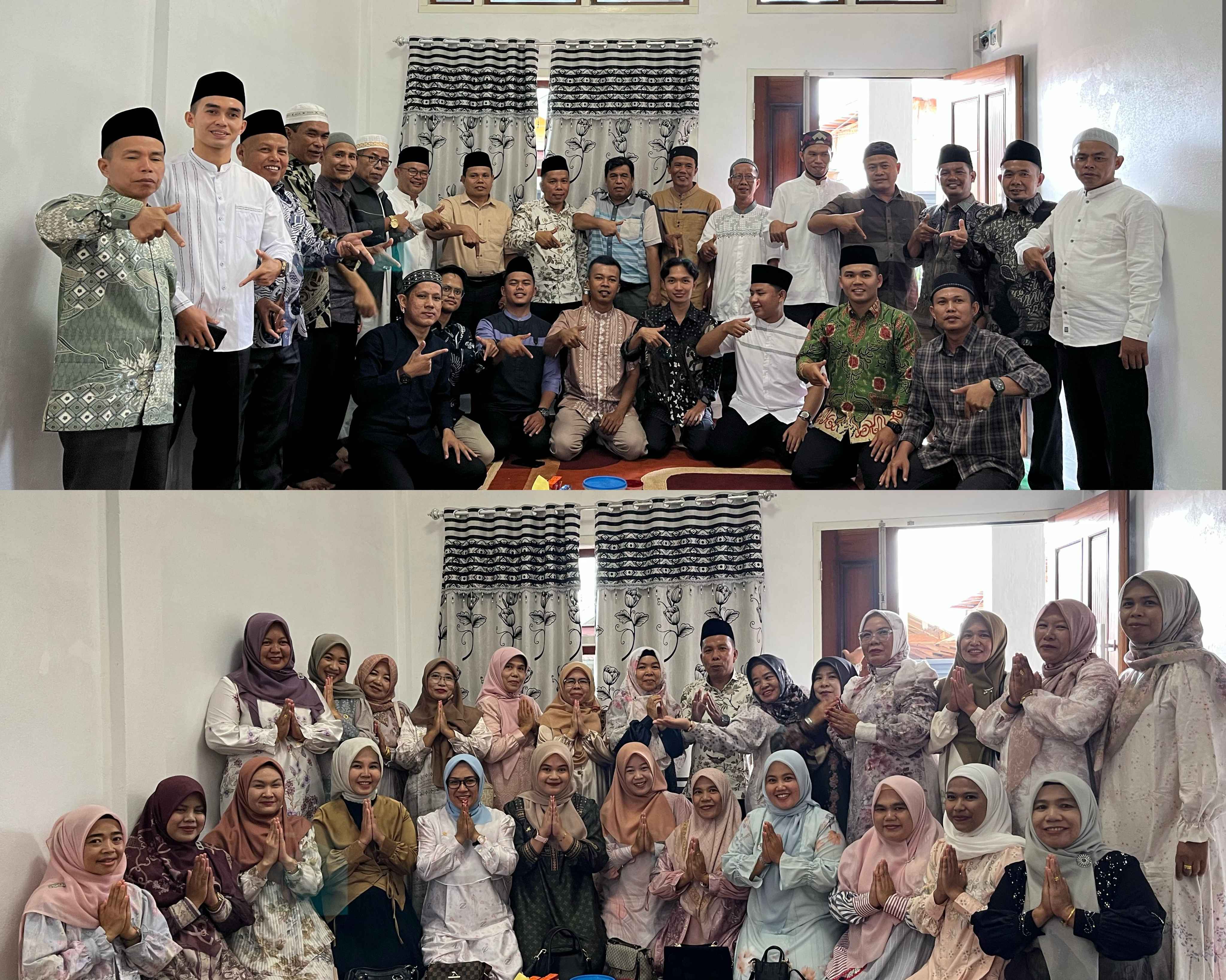 Tradisi Lebaran MTsN 7 Kerinci Open House dan Halal Bihalal Kepala Madrasah dengan Keluarga Besar