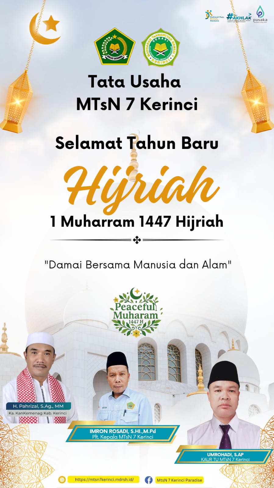 MTsN 7 Kerinci Sambut Tahun Baru Islam 1447 H dengan Semangat Damai