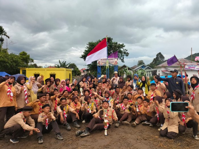 Alhamdulillah MTsN 7 Kerinci Raih Juara Umum Jambore Ranting 2025