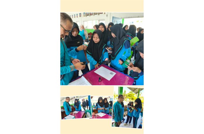 Panitia Ujian MTsN 7 Kerinci Dampingi Siswa dalam Simulasi Exam Browser