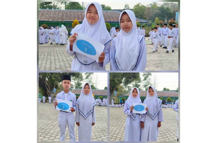 Pengambilan Nomor Urut Paslon Ketua dan Wakil Ketua OSIM MTsN 7 Kerinci Periode 2026/2027