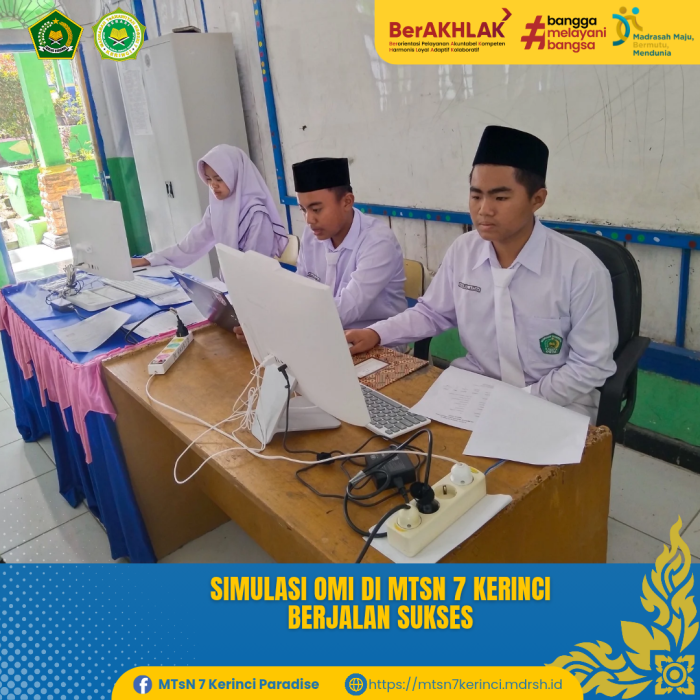 MTsN 7 Kerinci Laksanakan Simulasi OMI