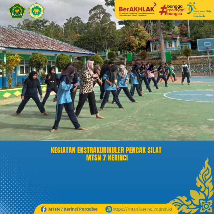 MTsN 7 Kerinci Gelar Ekstrakurikuler Pencak Silat
