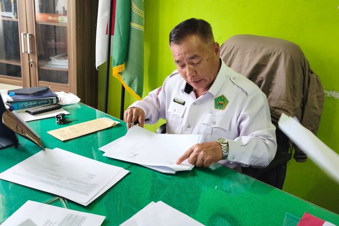 Kepala MTsN 7 Kerinci Tandatangani SKP PTK Tahun 2026