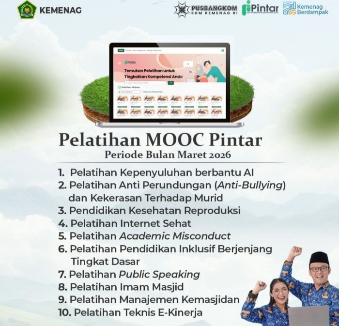 PTK MTsN 7 Kerinci Ikuti Pelatihan MOOC Pintar